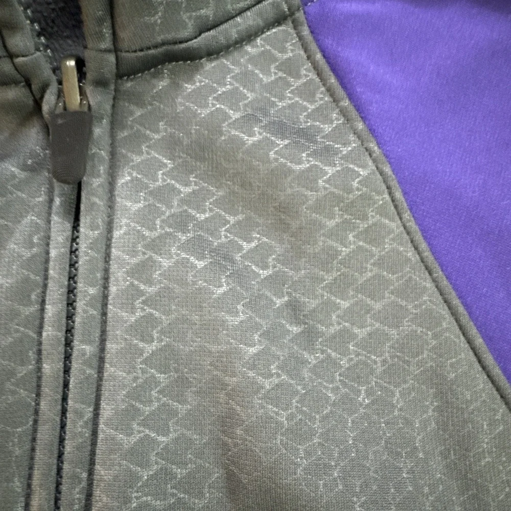 Nike Kobe Zip Up Jacket‎ Therma-Fit Men's Sz Small Gray Purple Mamba NBA Lakers
